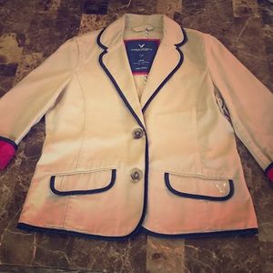 American Eagle tan blazer size large